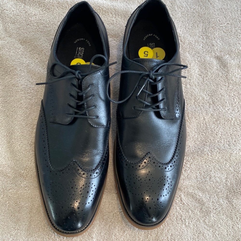 Mens Stacey Adams, black shoes
